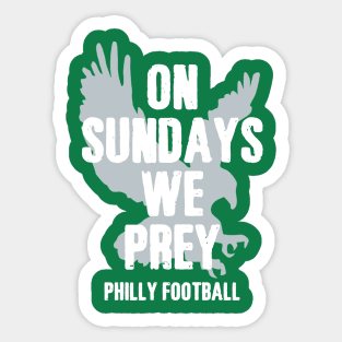 On Sundays We Prey Sticker